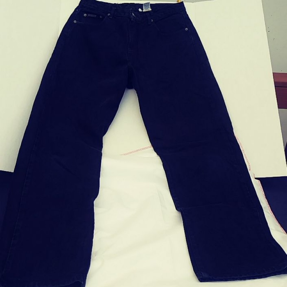 WOMEN CALVIN KLEIN BLACK JEANS SIZE 14